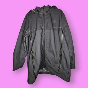 Point Zero Men's Dark Grey Soft Shell PZONM Series Jacket Size XL